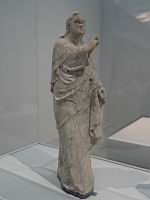 Statue, Groupe de l'Annonciation (de Giovanni d'Agostino, Sienne, v 1330-1335, Marbre, traces de dorure)(2)